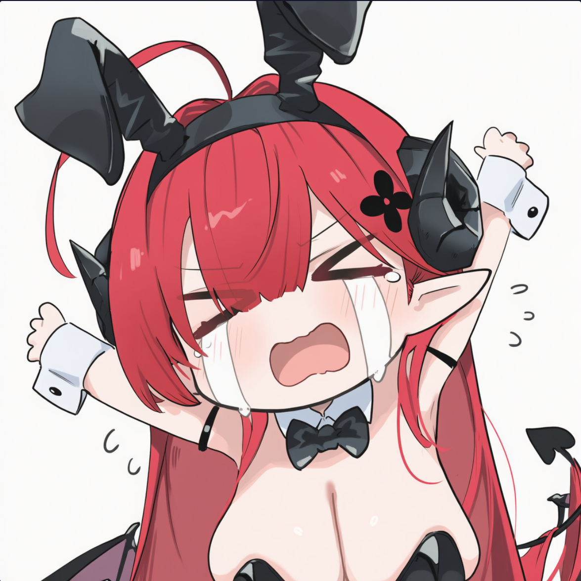 雌大鬼表情包1-pixiv插画-作品交流服务