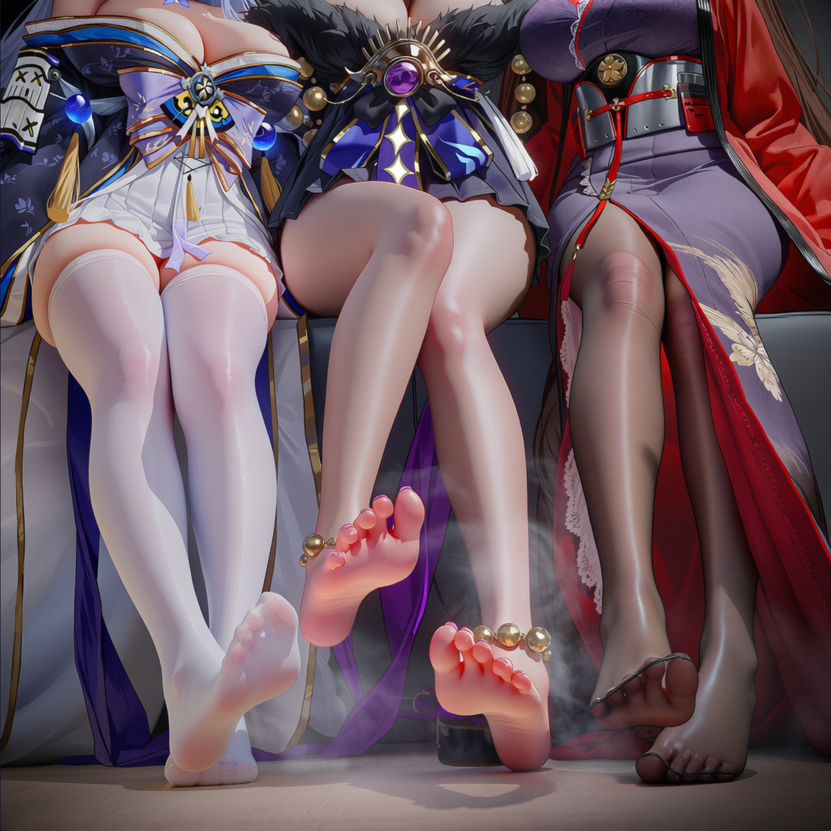 三足鼎立-pixiv插画-作品交流服务