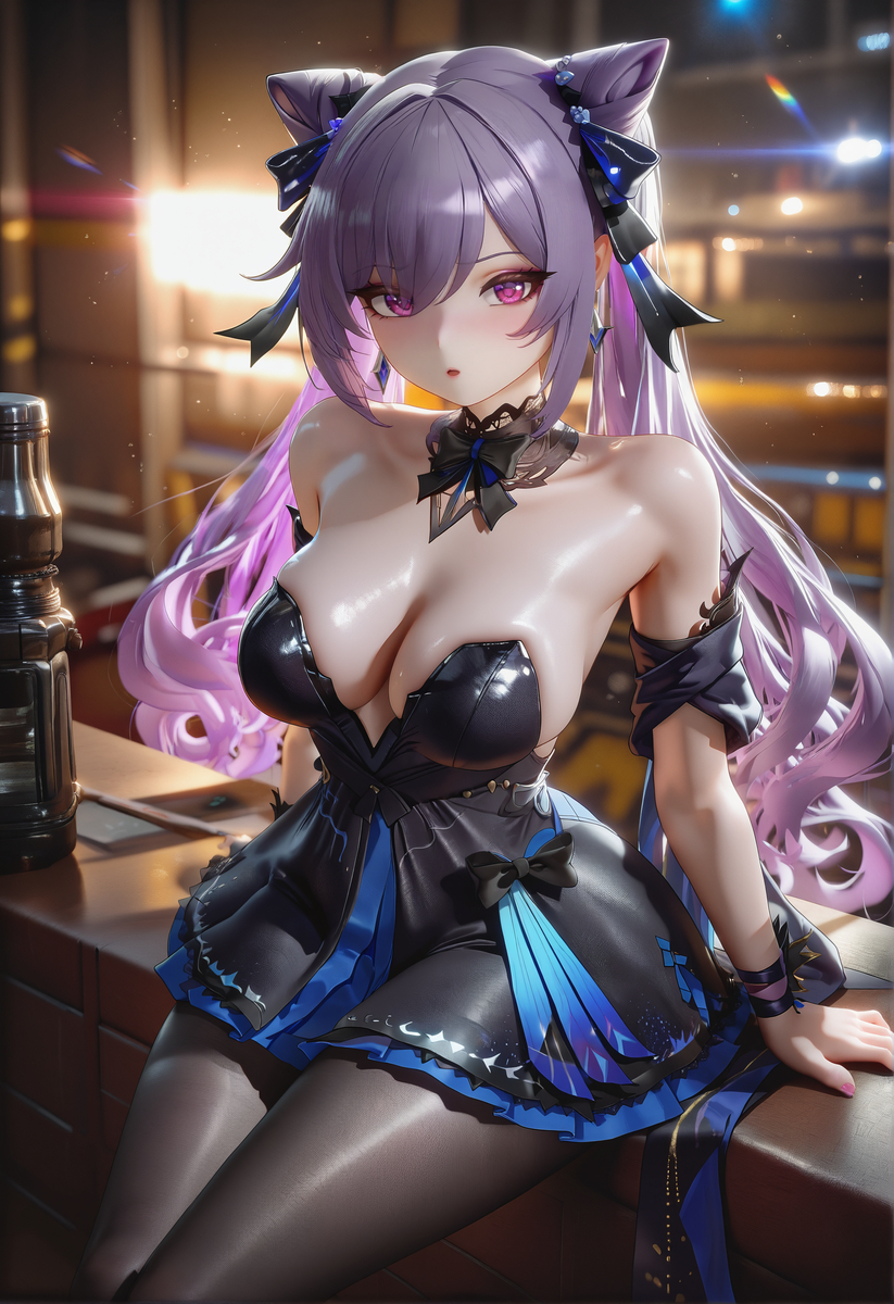 keqing刻晴-pixiv插画-作品交流服务