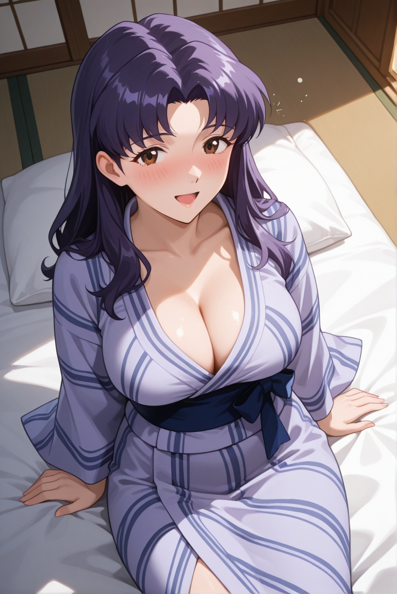 ミサト(浴衣)-pixiv插画-作品交流服务