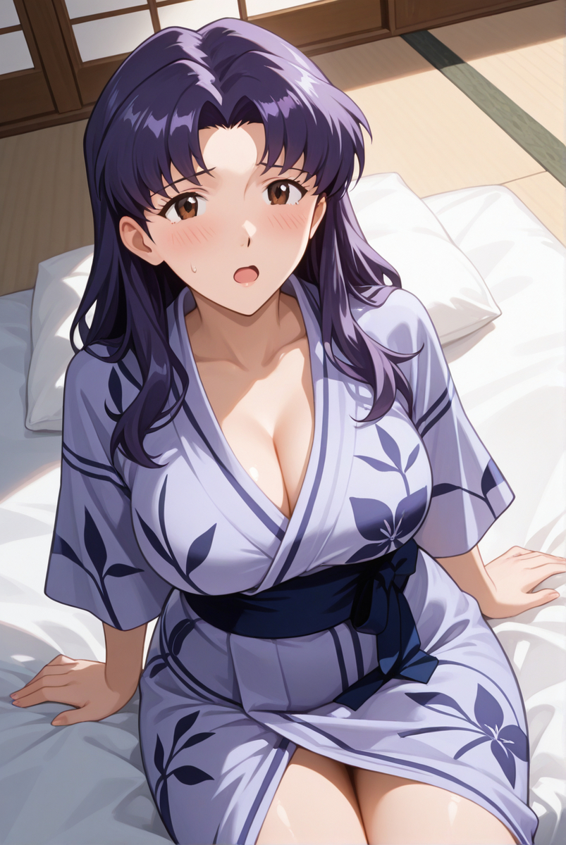 ミサト(浴衣)-pixiv插画-作品交流服务