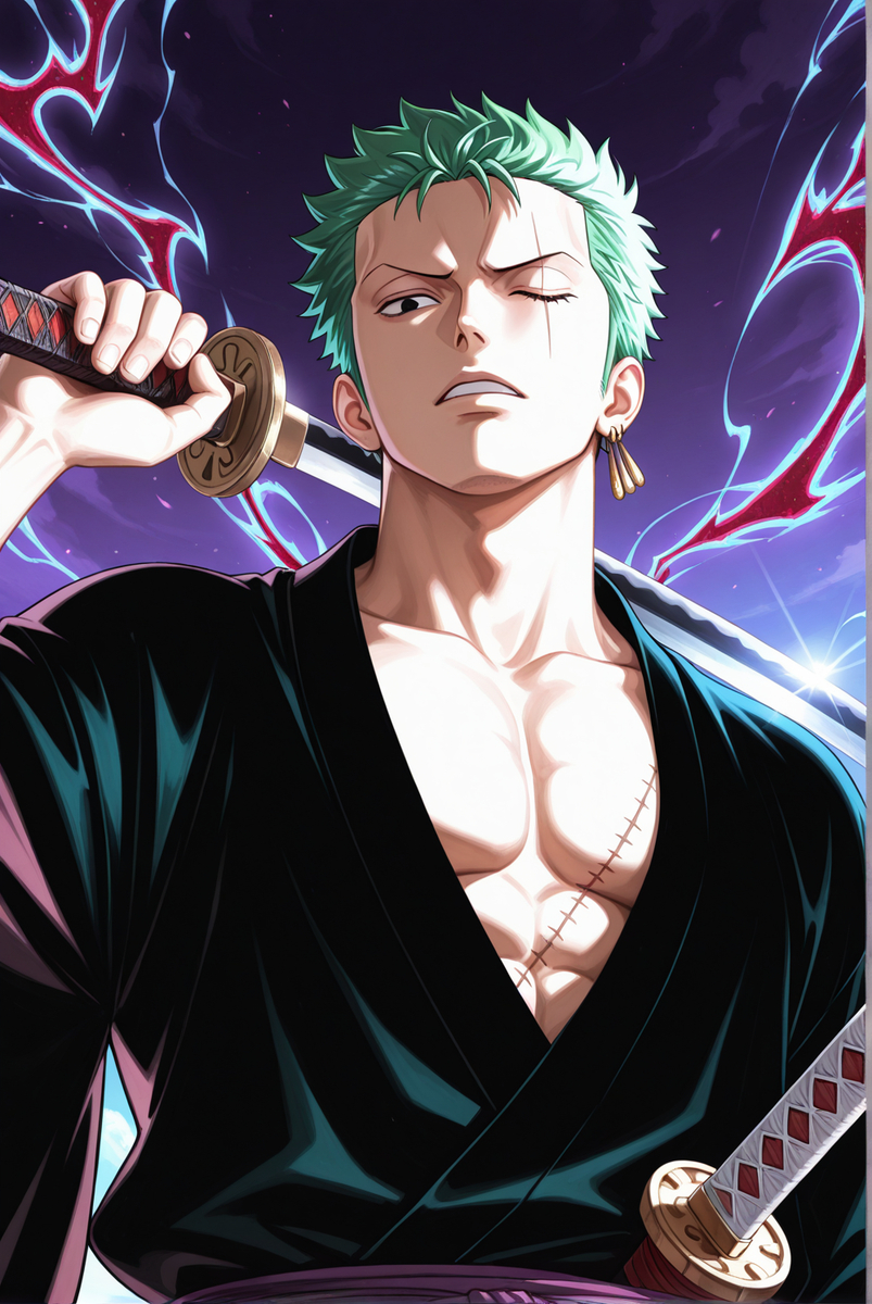 ゾロ(覇気)-pixiv插画-作品交流服务