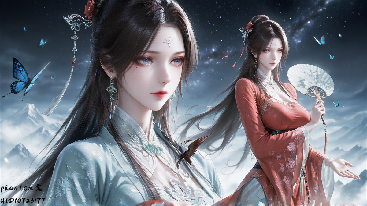 图片[5]-4K高清国风美女壁纸-pixiv插画-作品交流服务