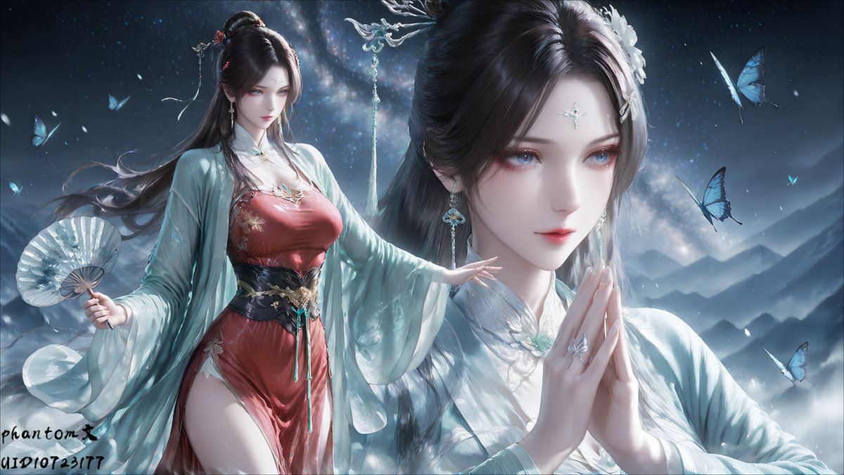 图片[7]-4K高清国风美女壁纸-pixiv插画-作品交流服务