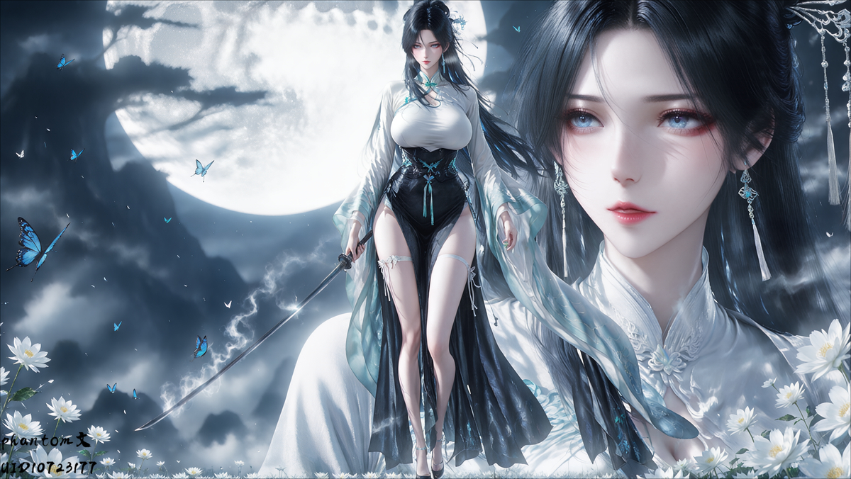 图片[8]-4K高清国风美女壁纸-pixiv插画-作品交流服务