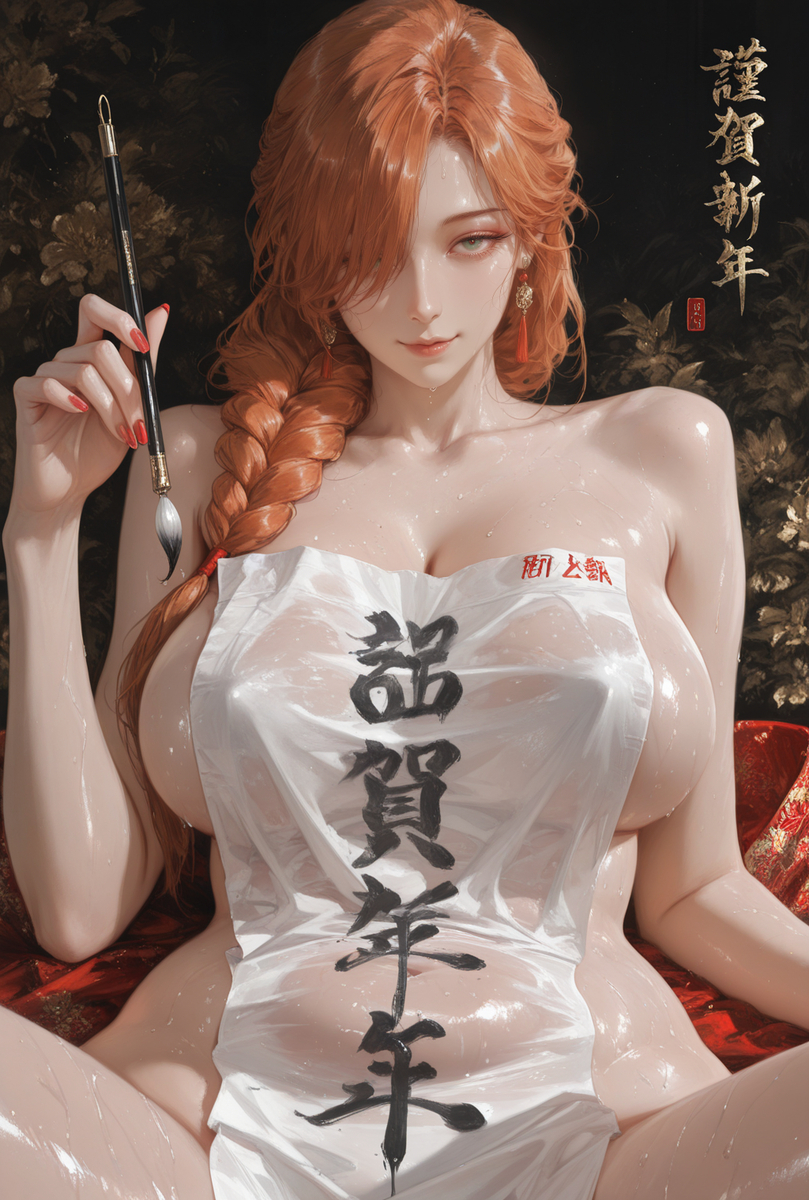 谨贺新年-pixiv插画-作品交流服务