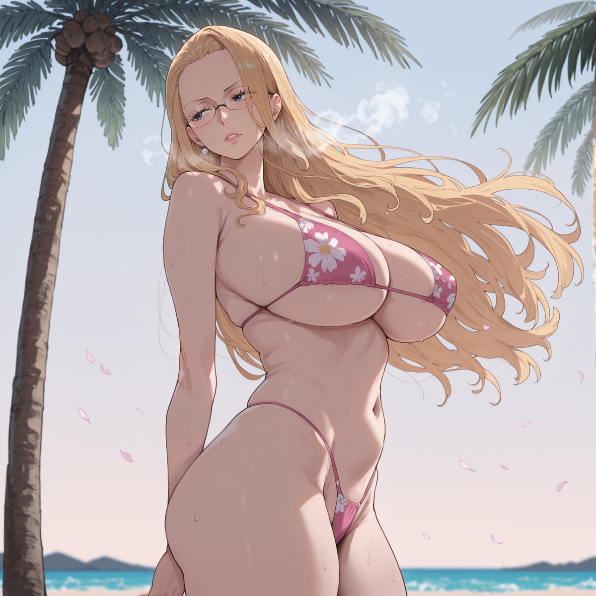 Kalifa - bikini-pixiv插画-作品交流服务