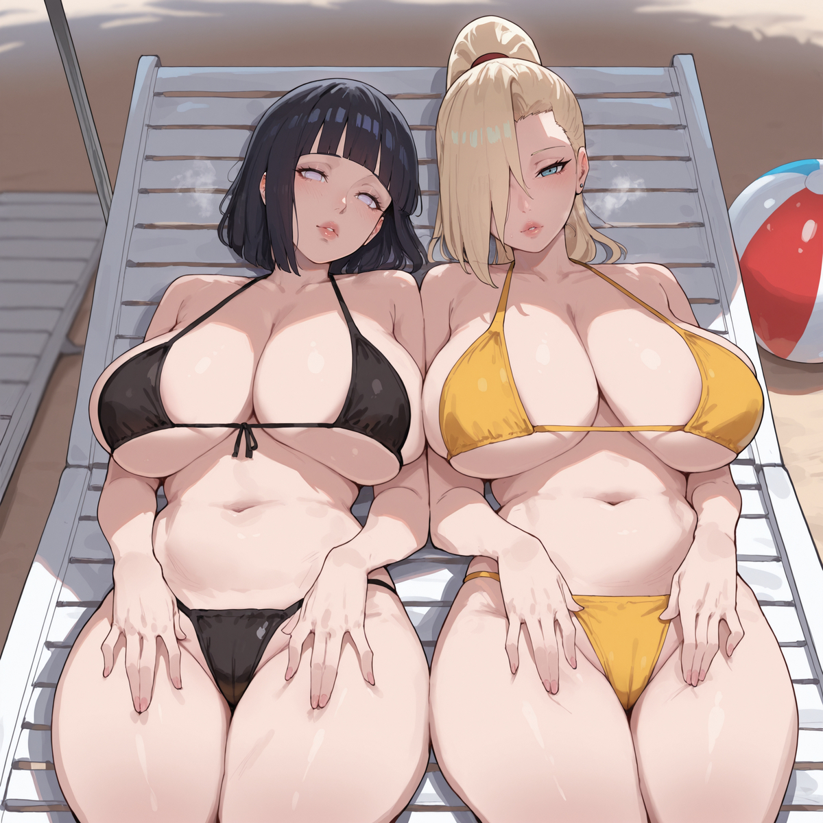 Hinata x Ino-pixiv插画-作品交流服务