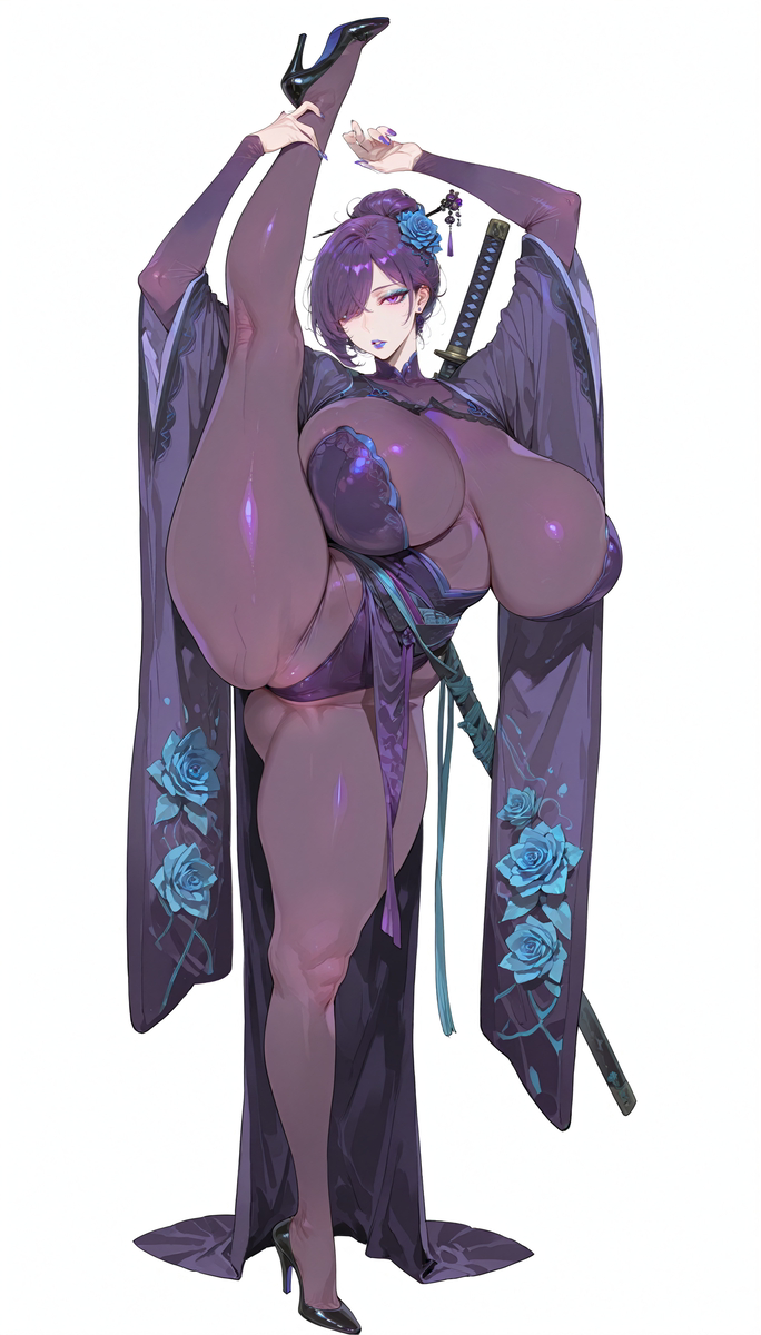 （补档）紫发大奶-pixiv插画-作品交流服务