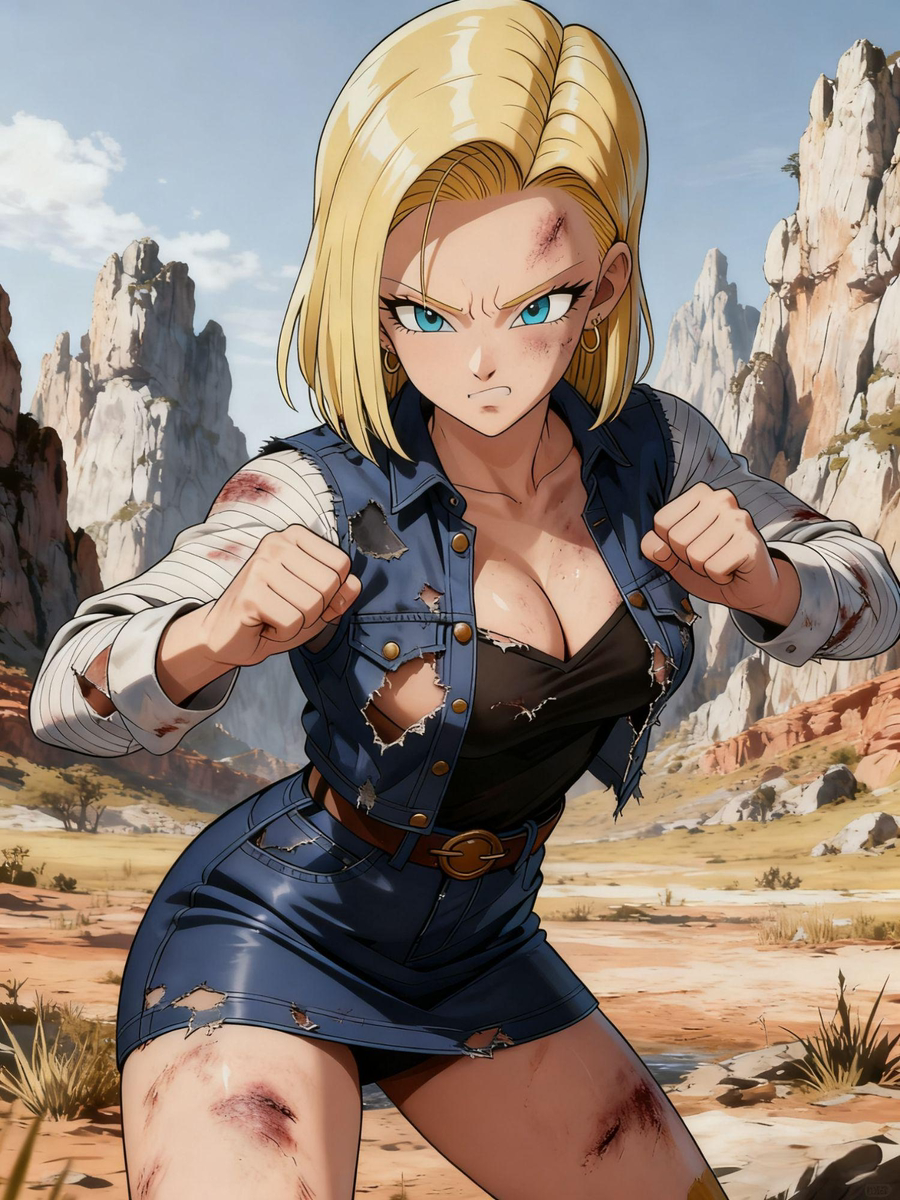 人造人間18号 12-pixiv插画-作品交流服务