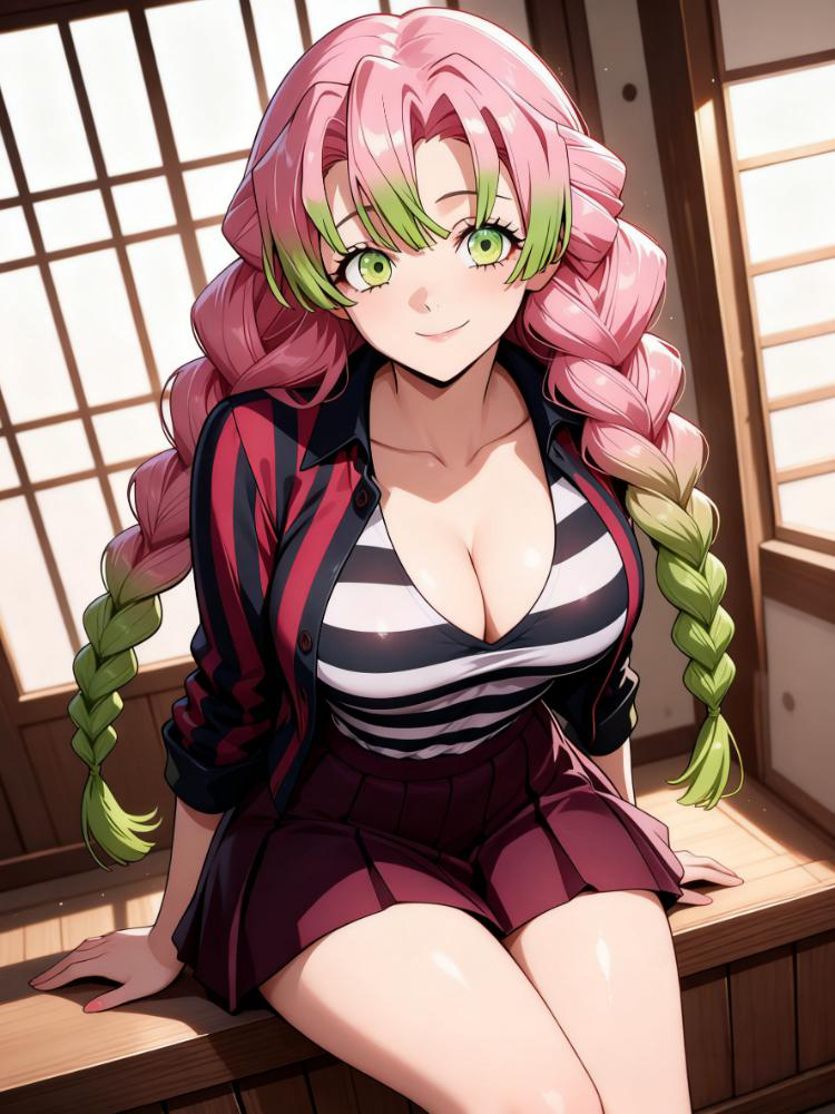 甘露寺蜜璃 05-pixiv插画-作品交流服务