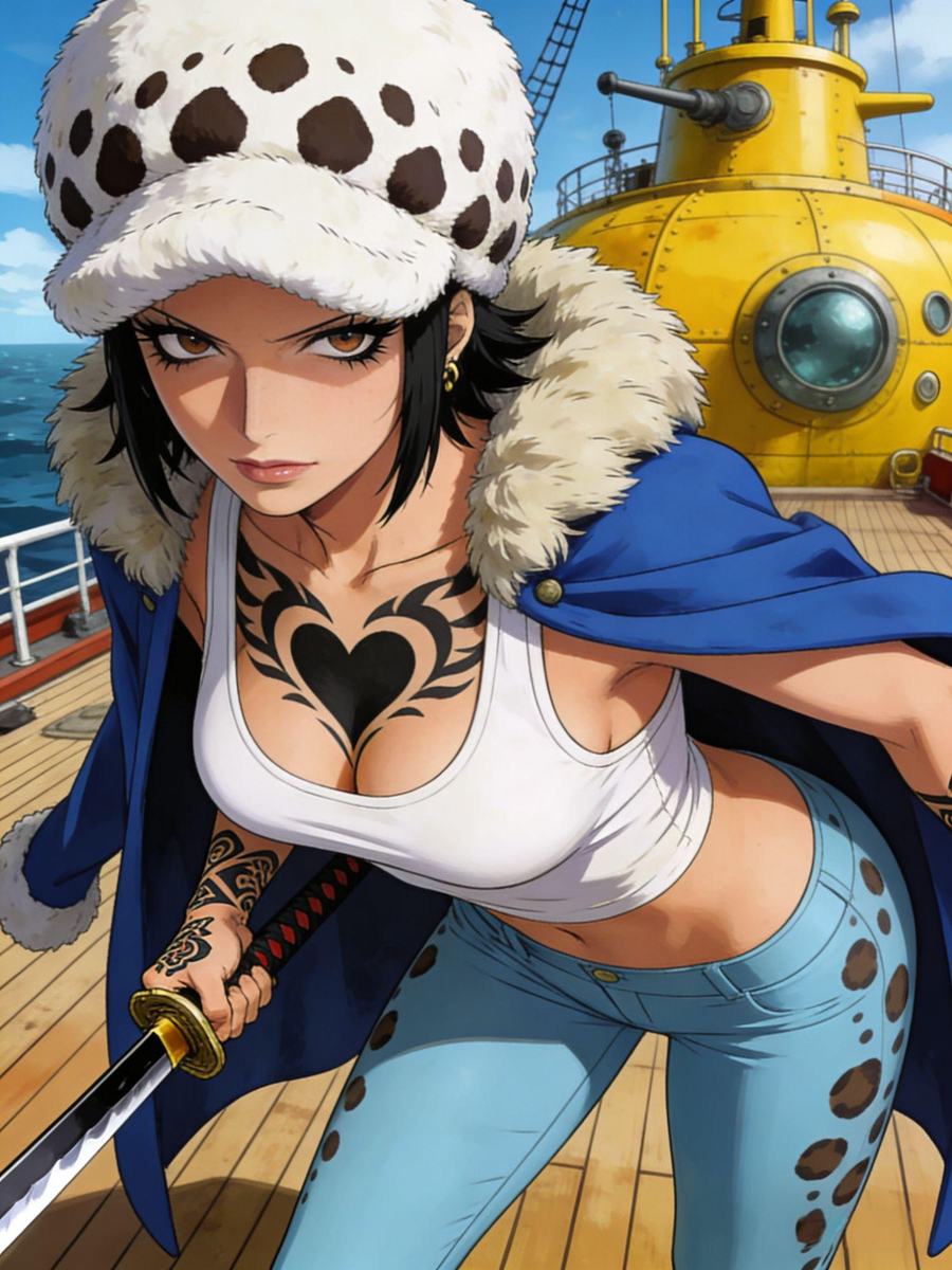 トラファルガー・ロー 女体化05-pixiv插画-作品交流服务