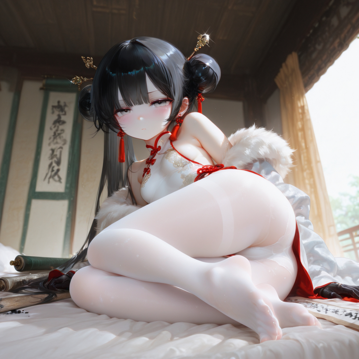 图片[6]-古风，但白丝-pixiv插画-作品交流服务