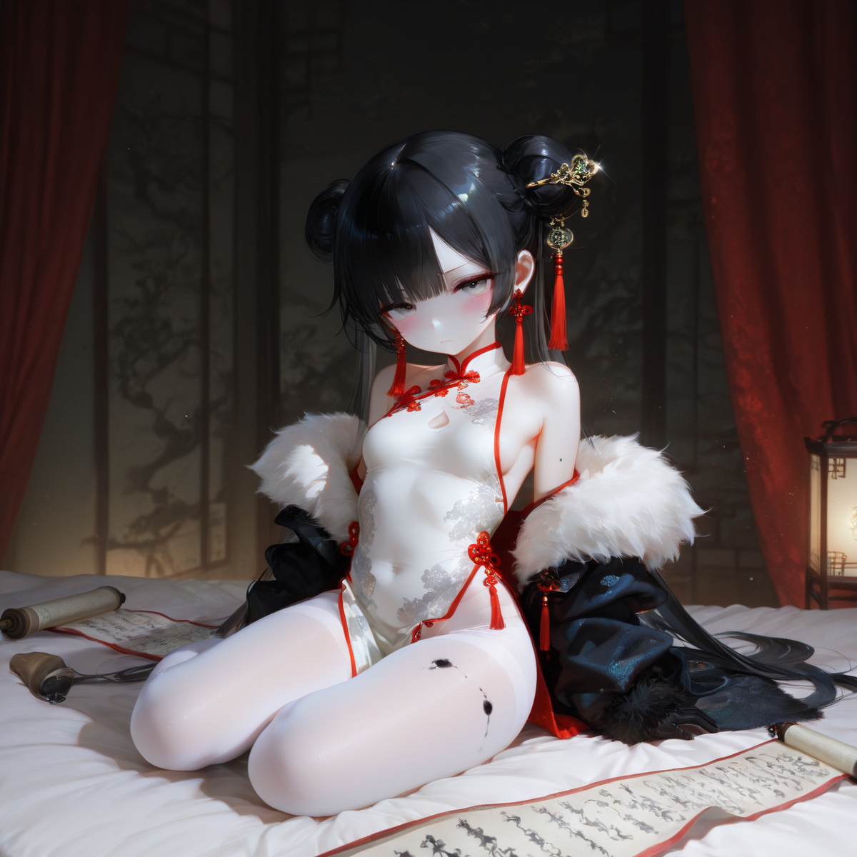 图片[7]-古风，但白丝-pixiv插画-作品交流服务