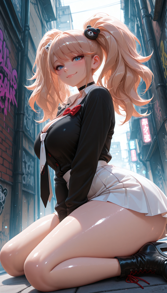 Junko Enoshima😍 | Danganronpa-pixiv插画-作品交流服务