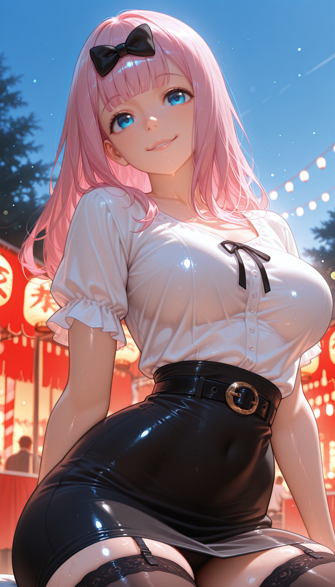 Fujiwara Chika😍-pixiv插画-作品交流服务