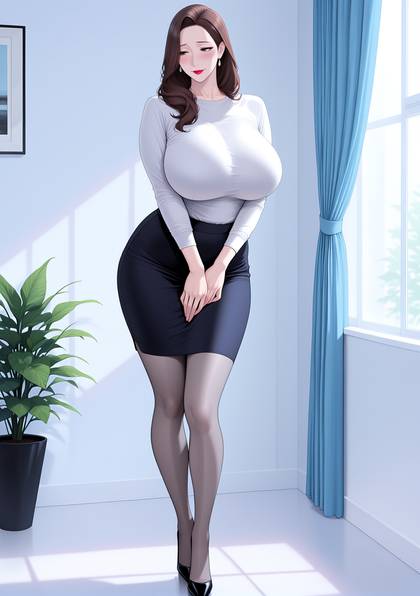 图片[21]-性感灰丝骚妈-pixiv插画-作品交流服务