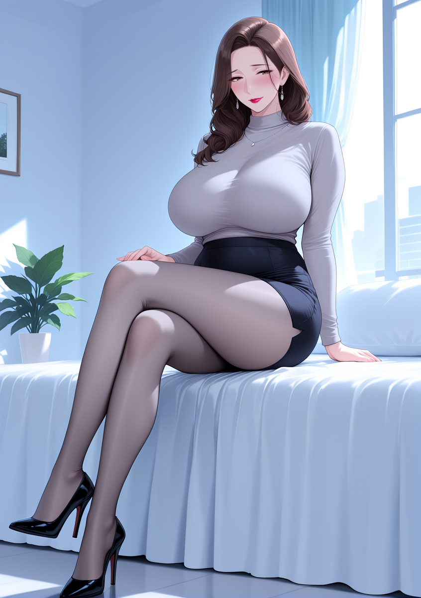 图片[40]-性感灰丝骚妈-pixiv插画-作品交流服务