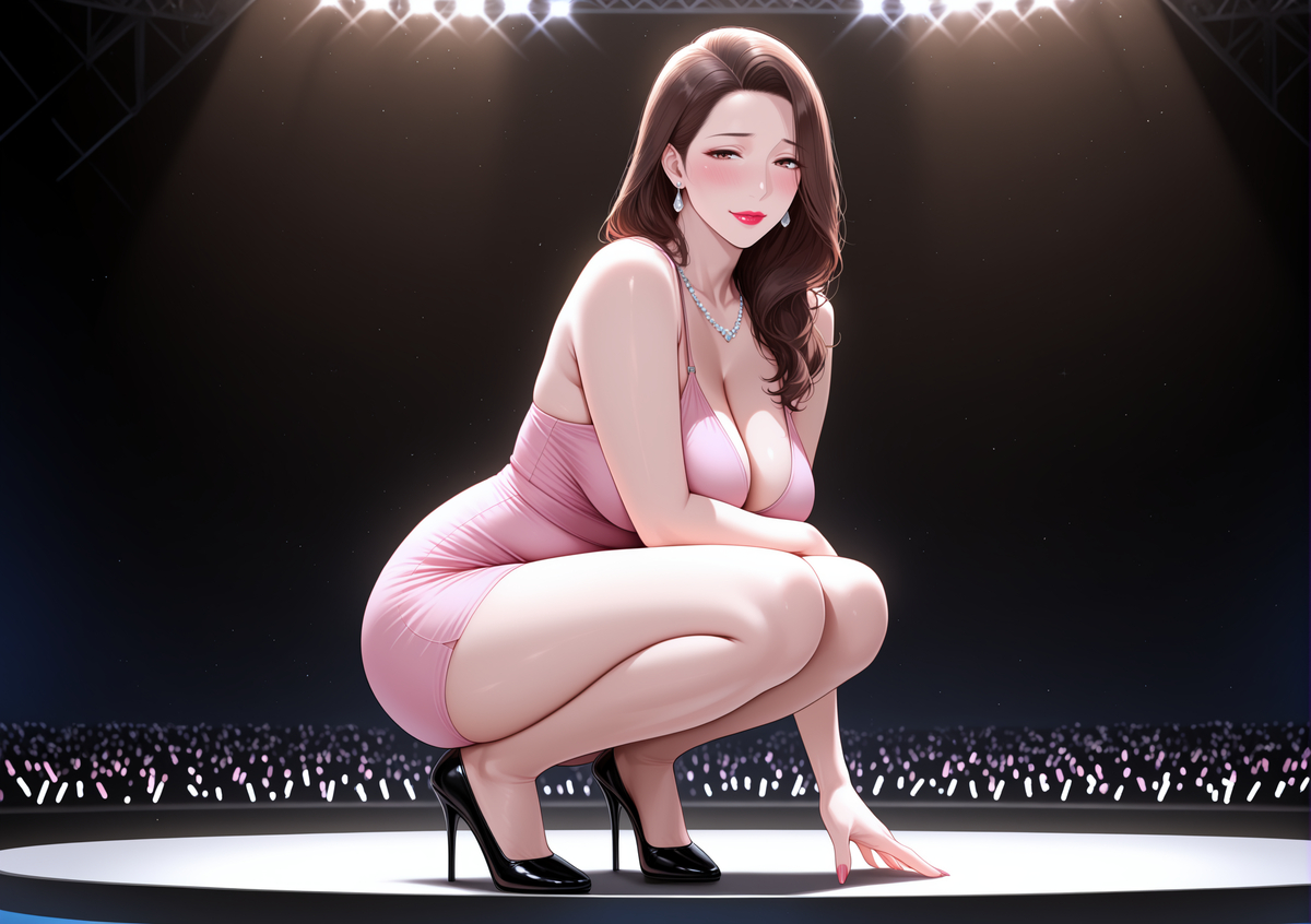 舞台上的骚妈-pixiv插画-作品交流服务