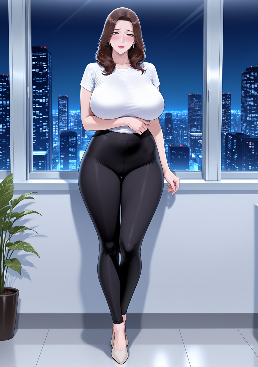 图片[11]-【性感白T】第一弹：温柔白T的性感mom-pixiv插画-作品交流服务