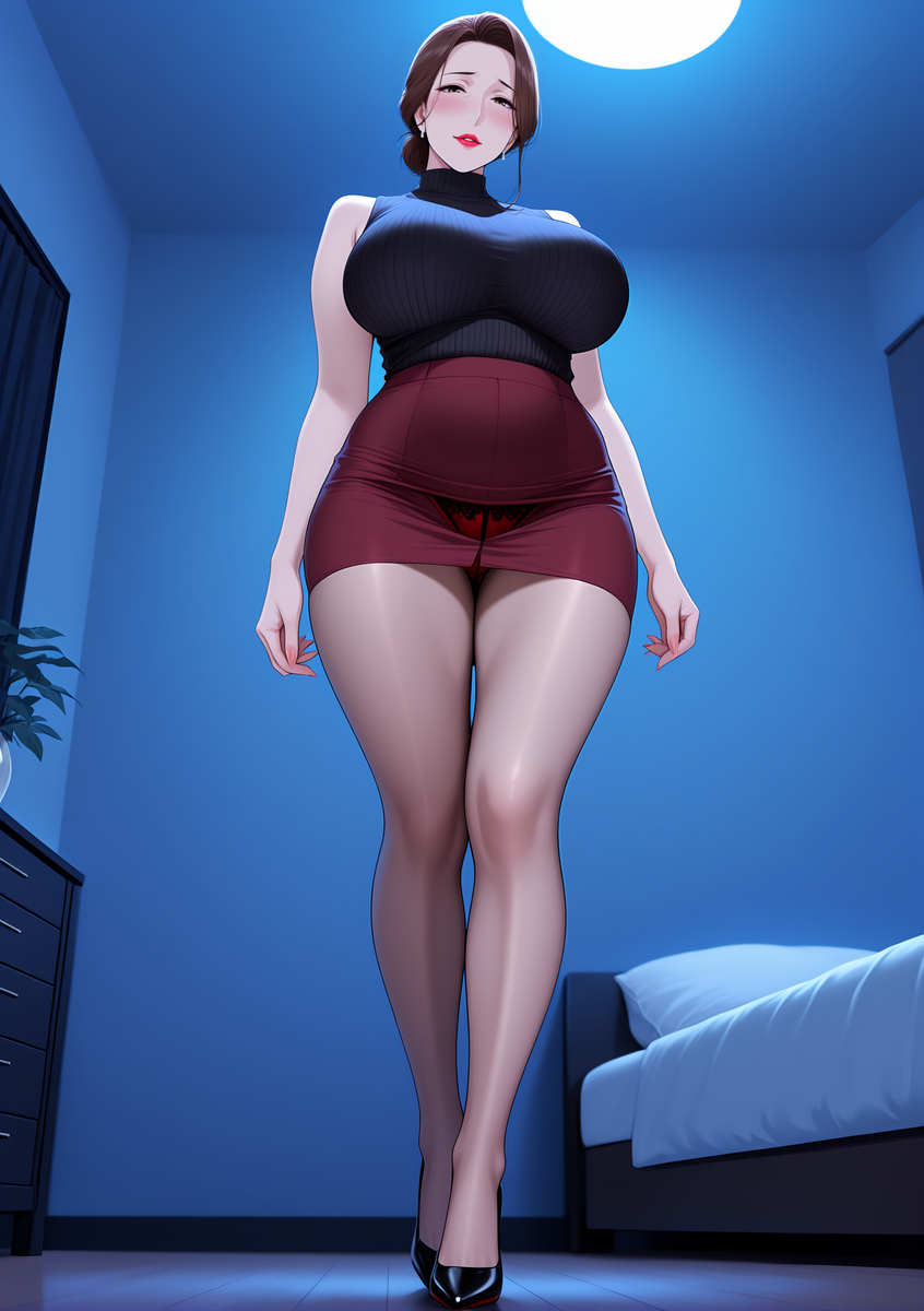 图片[48]-淫荡女王骚妈の第一弹：裙底里的蕾丝骚内-pixiv插画-作品交流服务