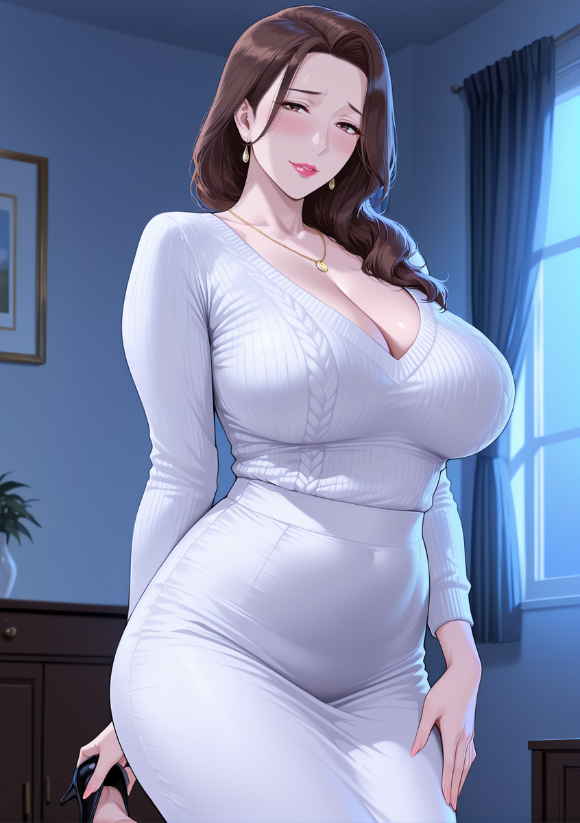 图片[7]-是温柔妈妈，也是荡妇人妻-pixiv插画-作品交流服务