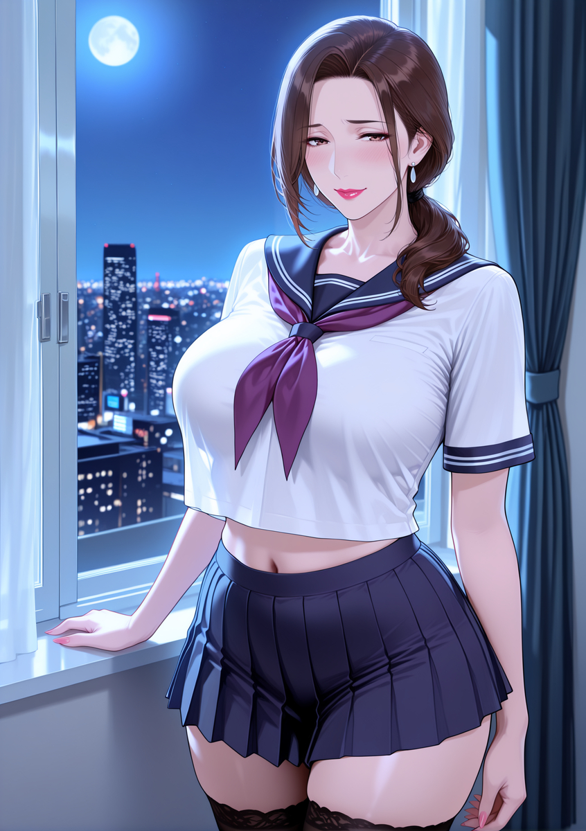 图片[16]-化身学妹的人妻①-pixiv插画-作品交流服务