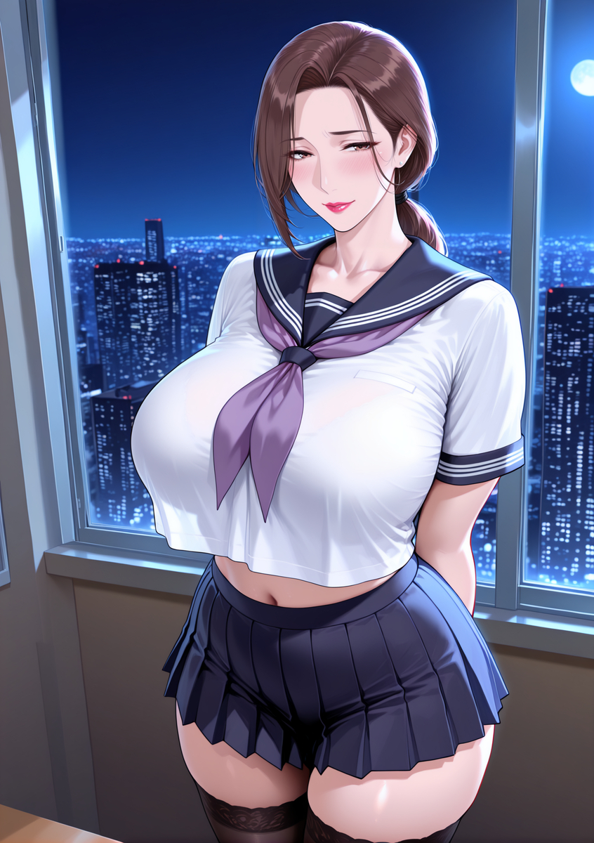 化身学妹的人妻①-pixiv插画-作品交流服务