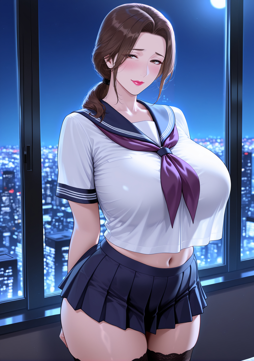 图片[38]-化身学妹的人妻①-pixiv插画-作品交流服务