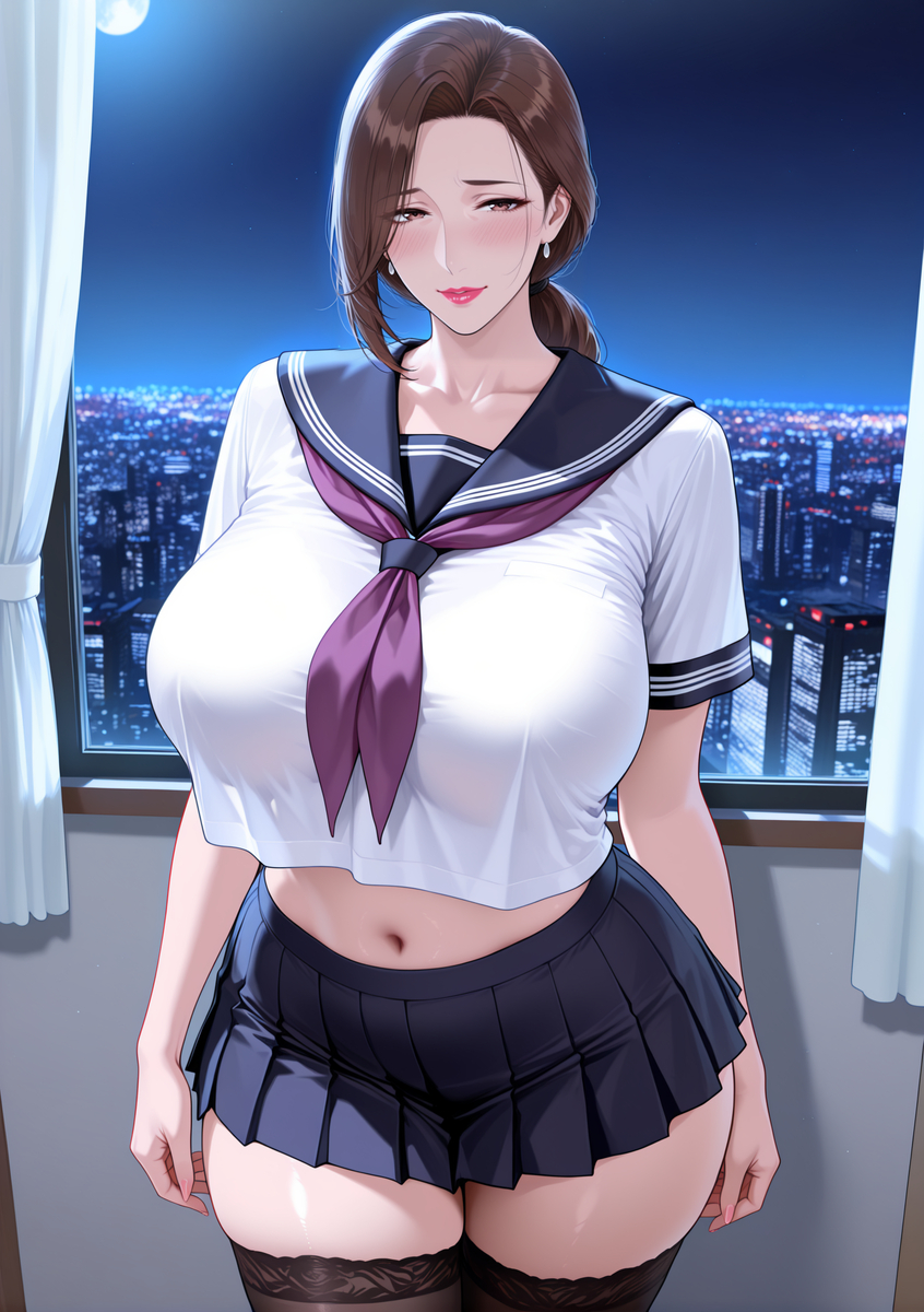 图片[39]-化身学妹的人妻①-pixiv插画-作品交流服务