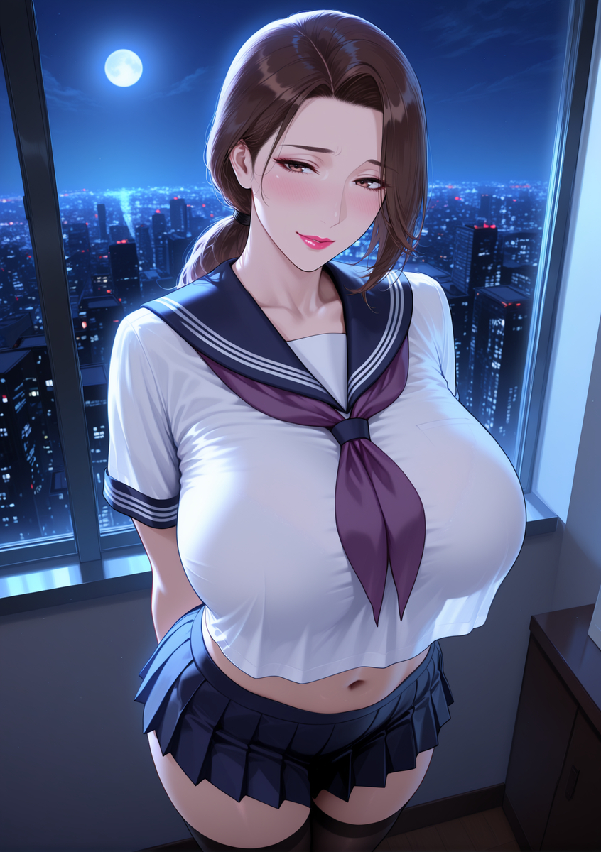 化身学妹的人妻①-pixiv插画-作品交流服务