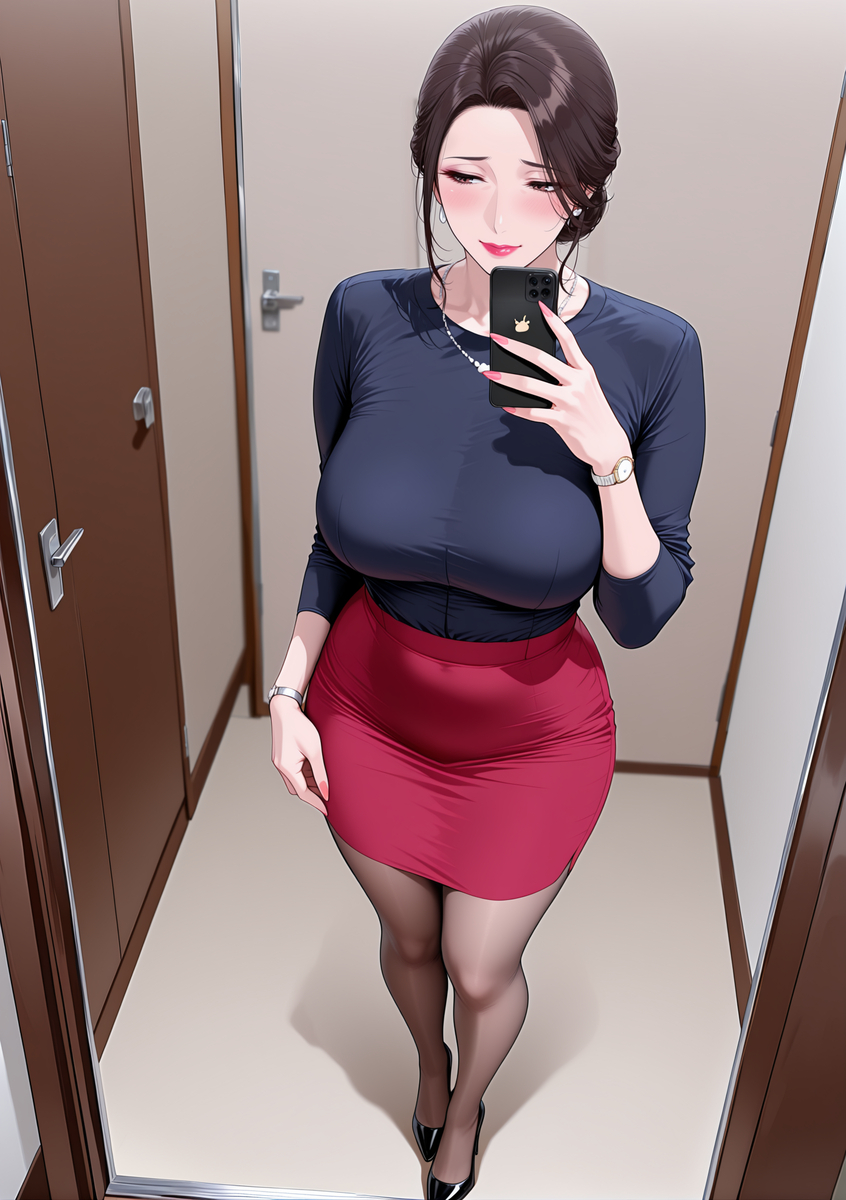 图片[32]-OL骚妈的ootd自拍-pixiv插画-作品交流服务