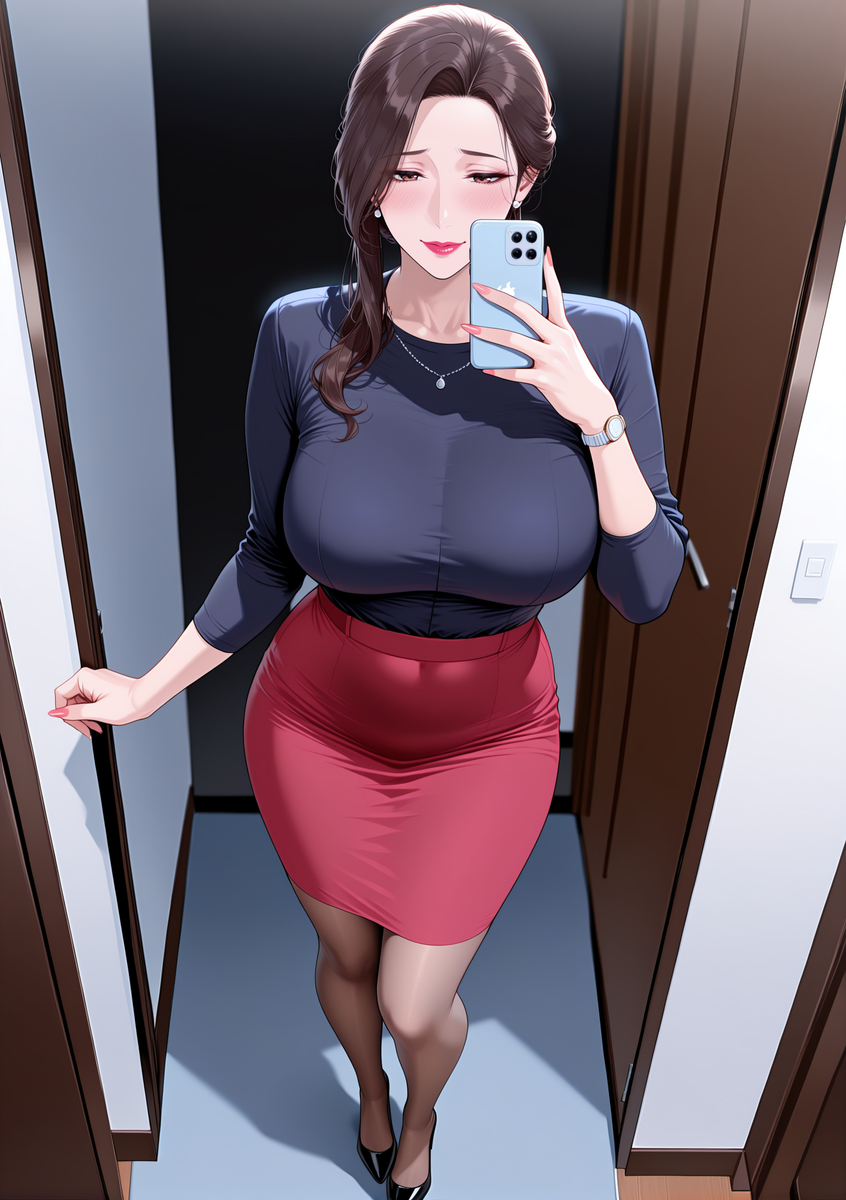 图片[39]-OL骚妈的ootd自拍-pixiv插画-作品交流服务