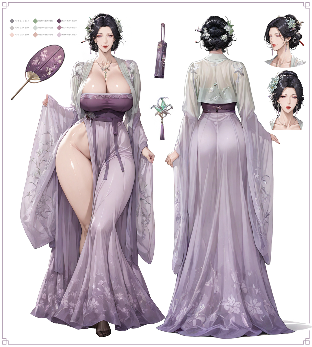 青楼女子-pixiv插画-作品交流服务