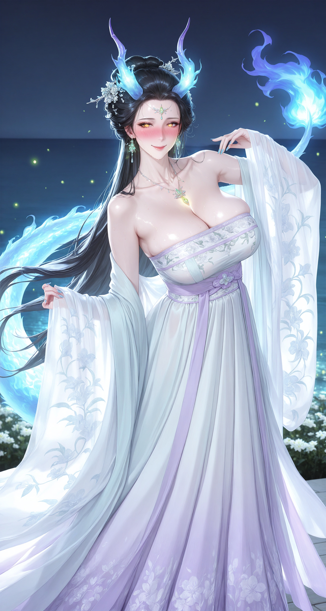 龙女-舞姿-pixiv插画-作品交流服务