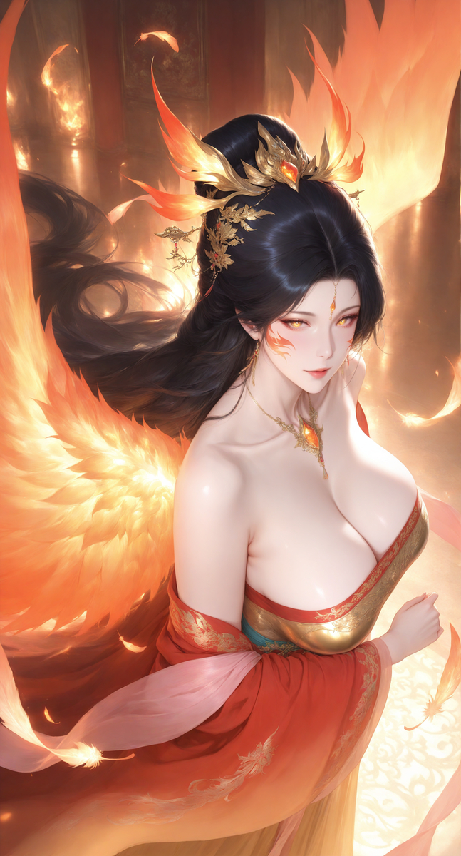 凤凰女-pixiv插画-作品交流服务