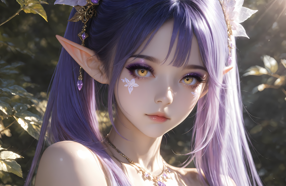 薰衣草小精灵-pixiv插画-作品交流服务