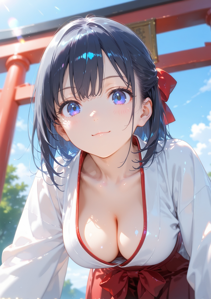 お参りにきてくれたの？うれしい🥰-pixiv插画-作品交流服务