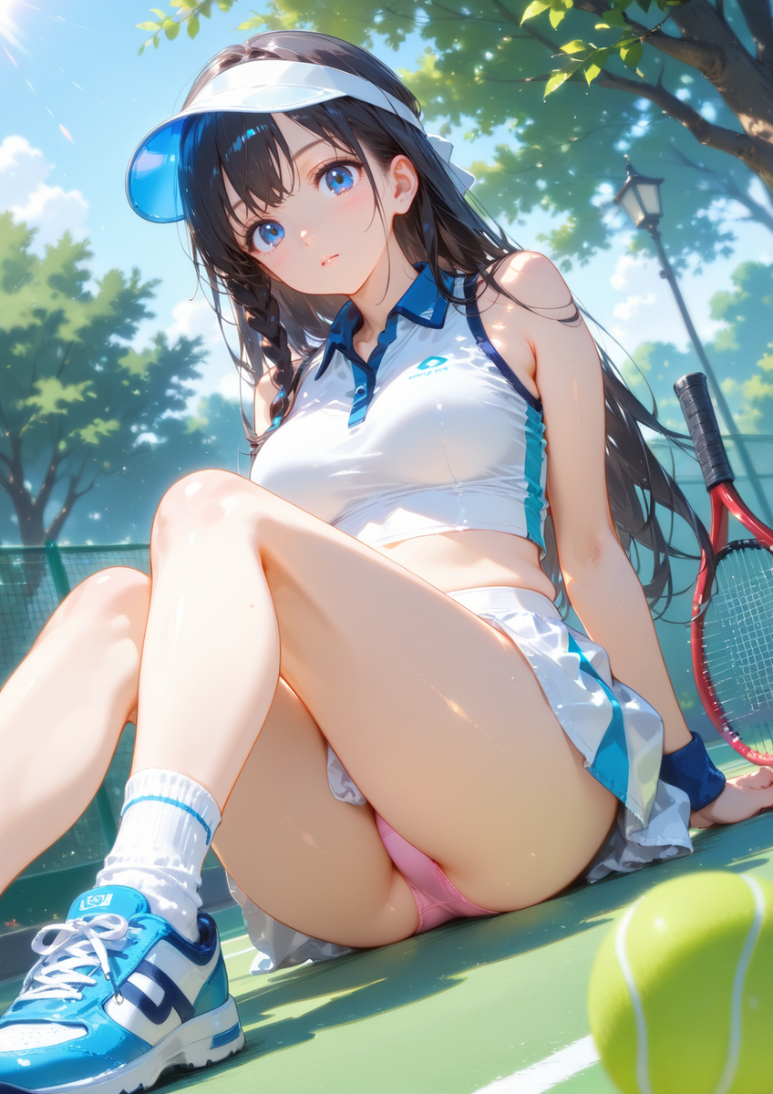 疲れたね！ん？どこ見てるの？-pixiv插画-作品交流服务