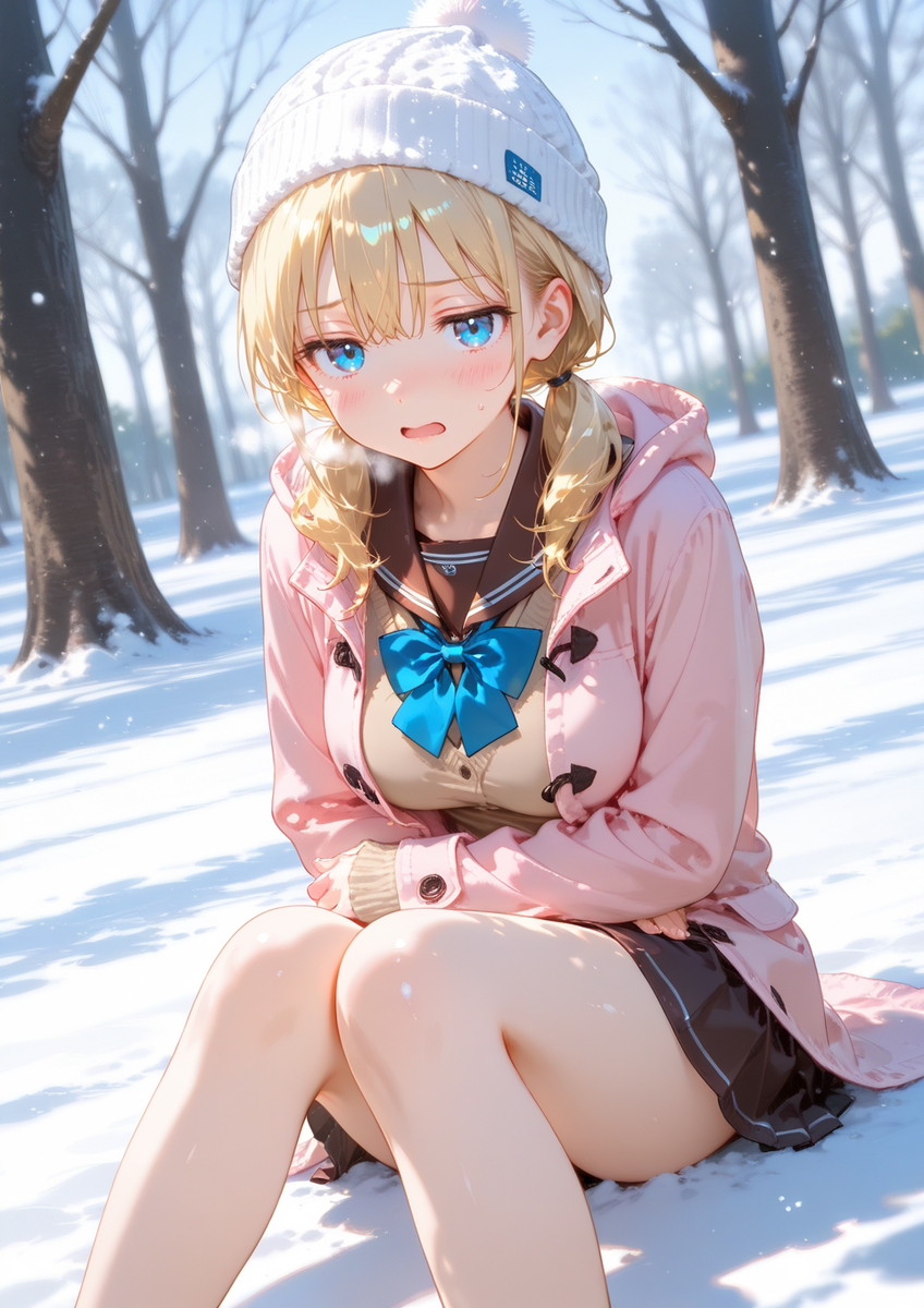 やっぱ寒い！暖めて！！-pixiv插画-作品交流服务