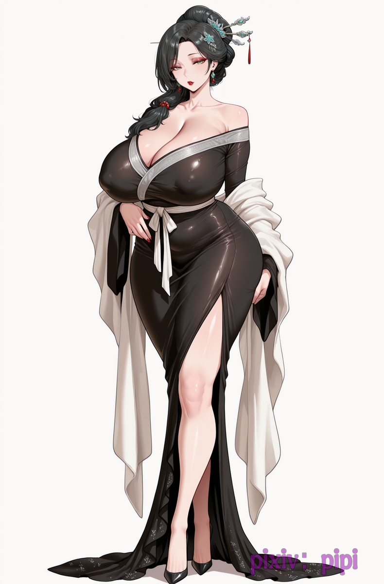 两只古风熟女-pixiv插画-作品交流服务