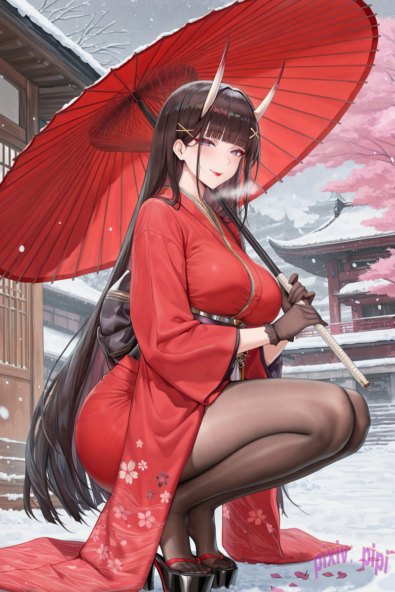 初雪-pixiv插画-作品交流服务