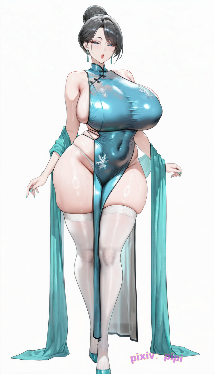 黑发母猪仙子-pixiv插画-作品交流服务