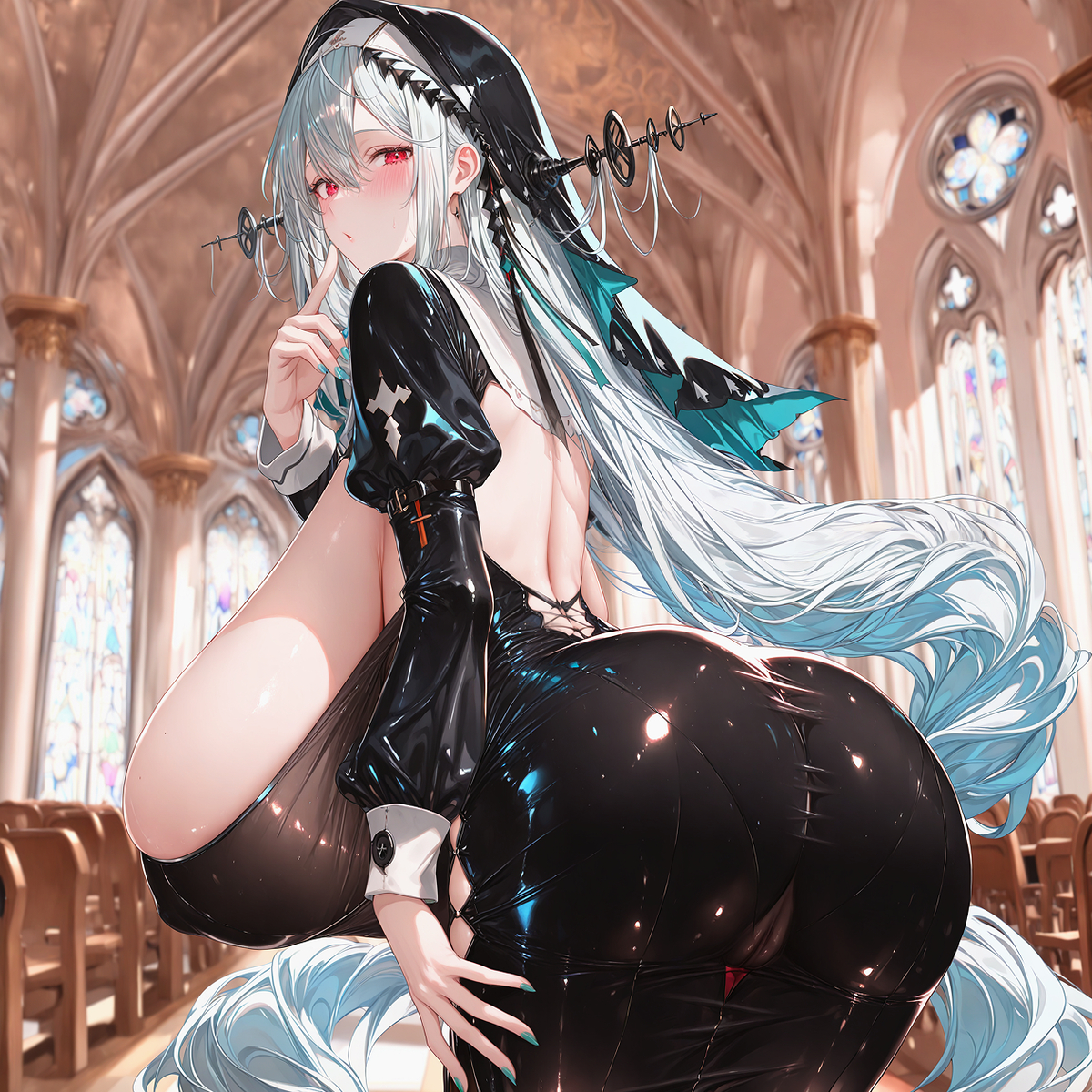 图片[5]-修女大姐姐-pixiv插画-作品交流服务