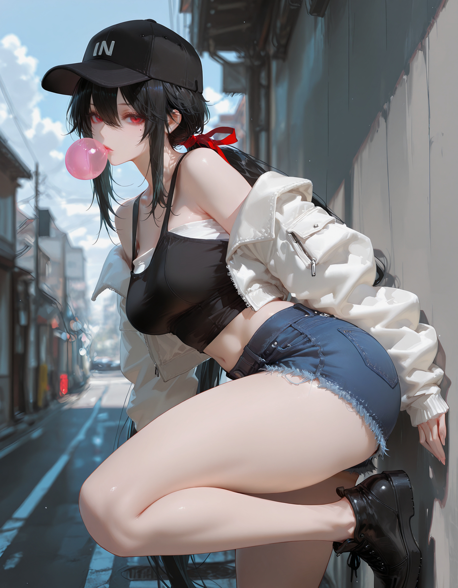 街头月-pixiv插画-作品交流服务