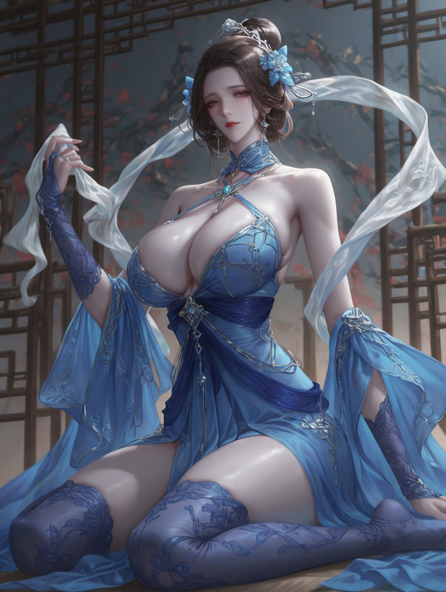 三国杀-丁尚涴（Lora的分层控制）-pixiv插画-作品交流服务