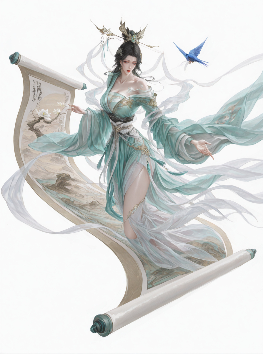 画中仙02-pixiv插画-作品交流服务