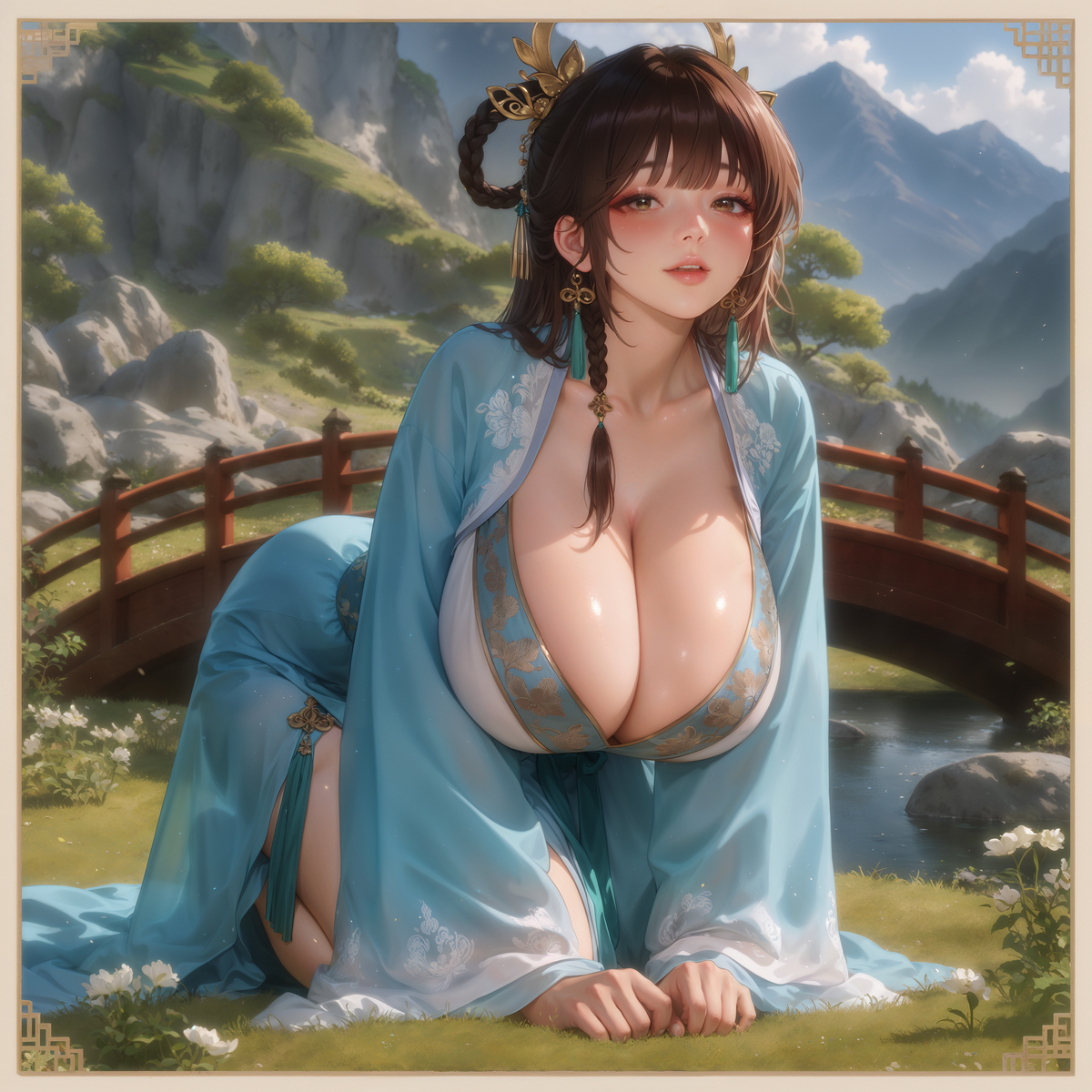 溪橋慢坐-pixiv插画-作品交流服务