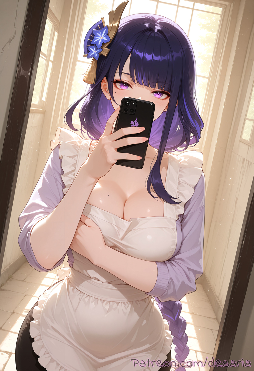 Raiden Shogun from Genshin Impac-pixiv插画-作品交流服务