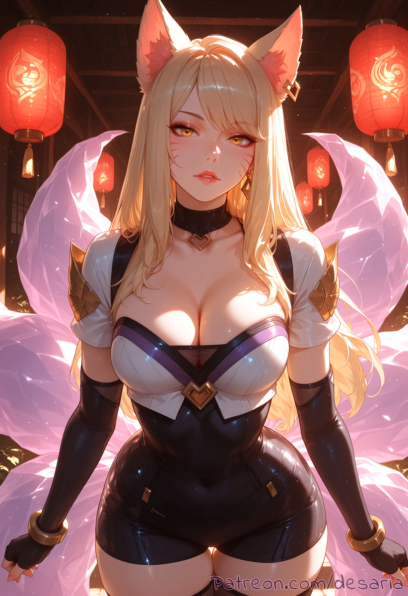 Ahri from League Of Legends-pixiv插画-作品交流服务